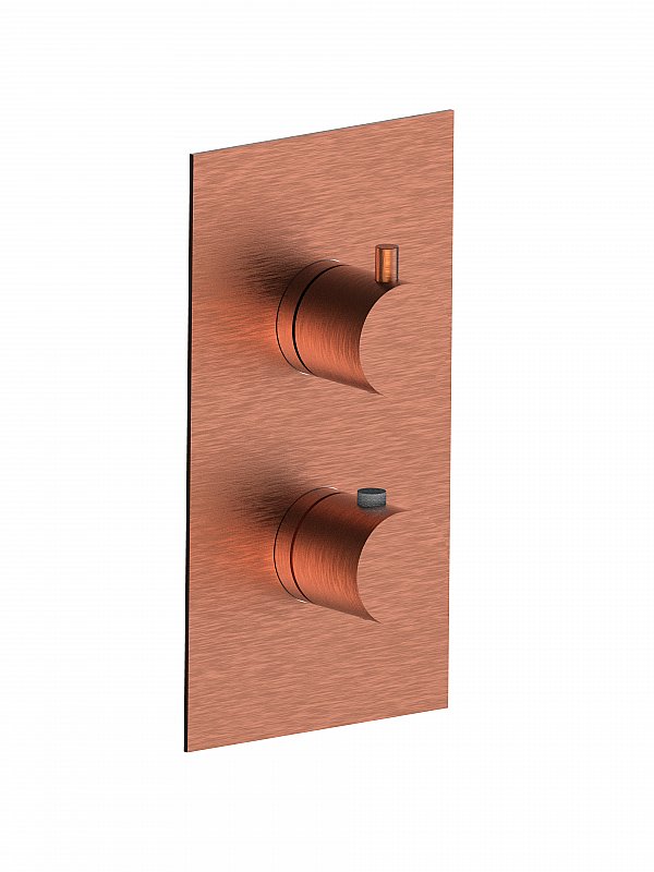 Kit de finition mitigeur thermostatique avec inverseur 3 voies