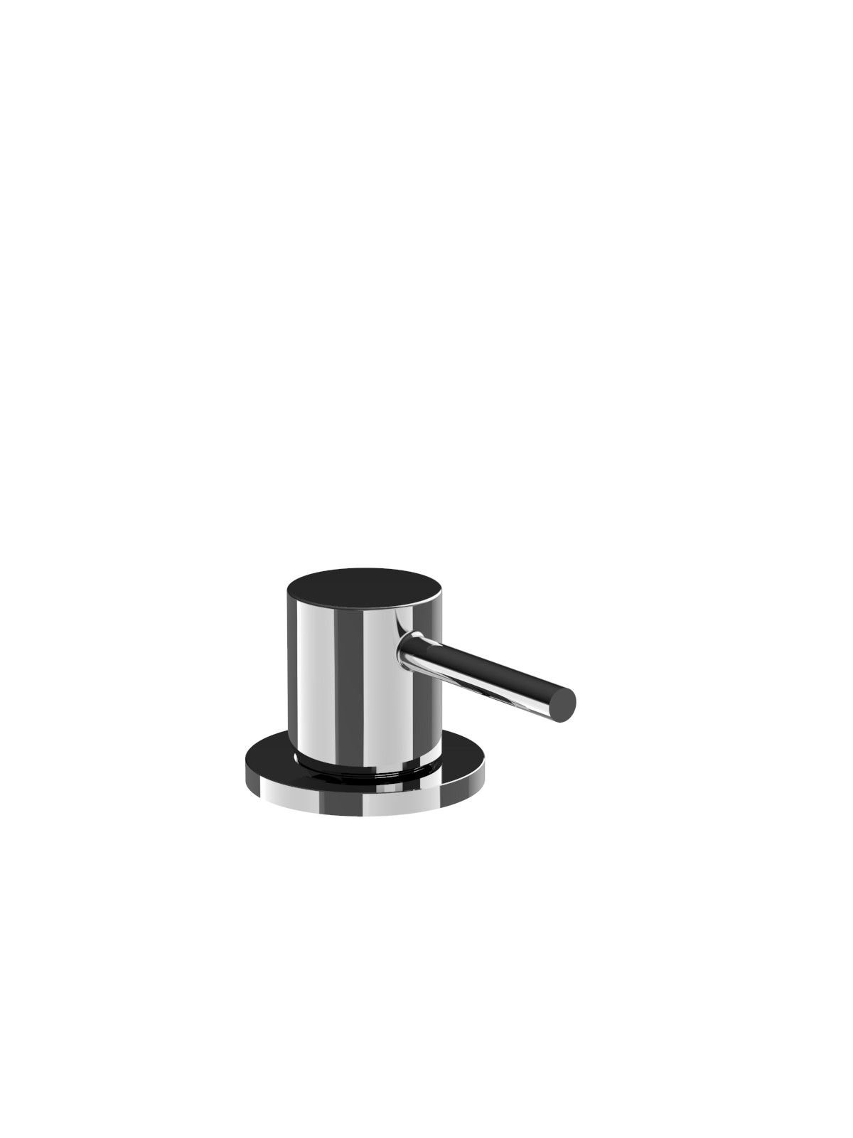 Single-lever washbasin mixer only with operating control