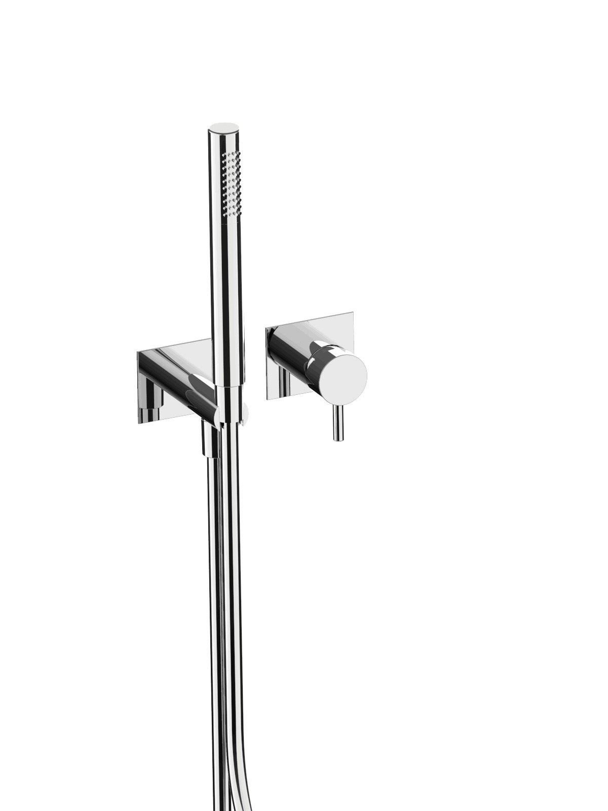 Kit de finition mitigeur monocommandeencastré avec douchette