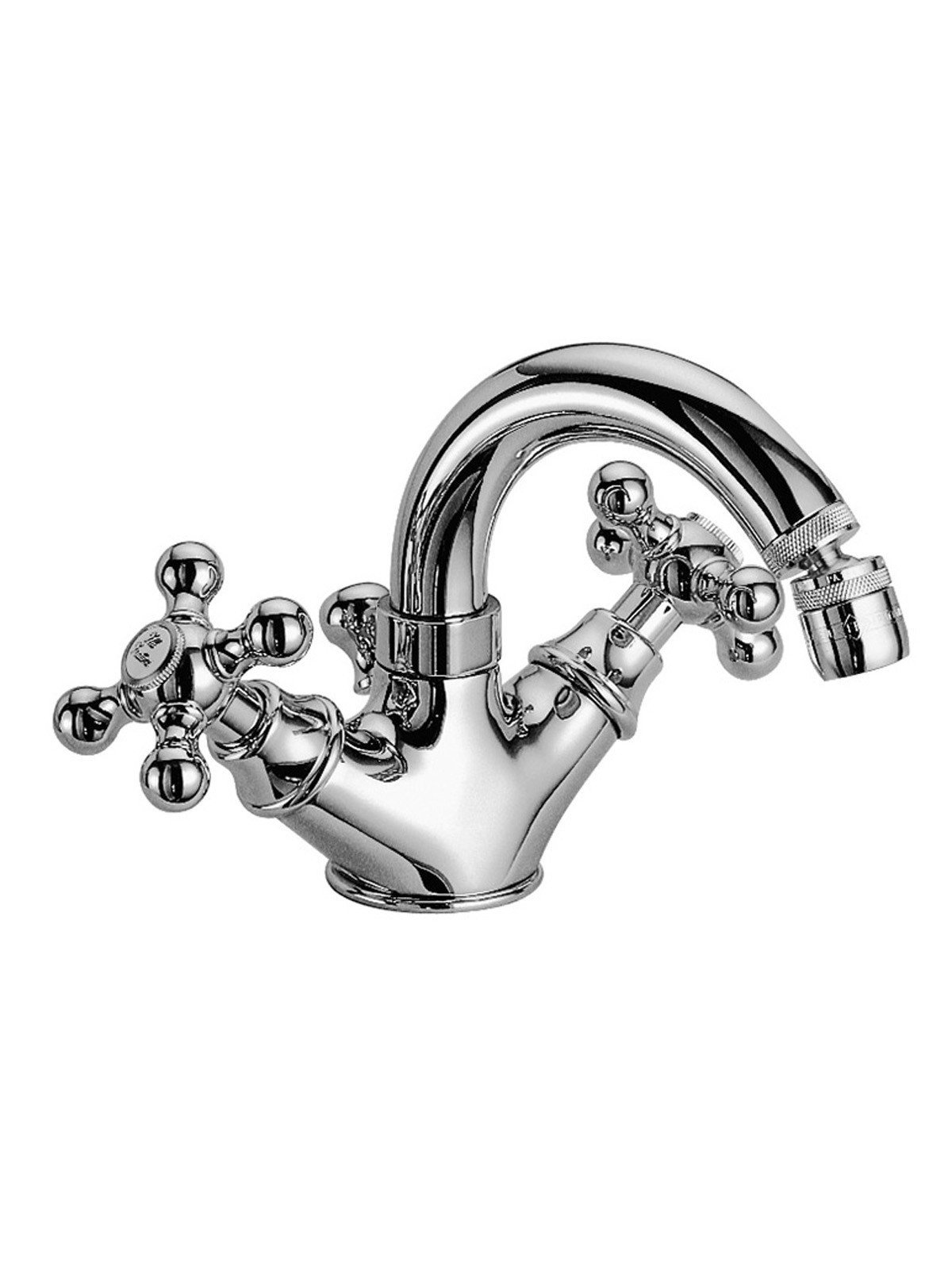 Mélangeur bidet monotrou avec vidage 1-1/4