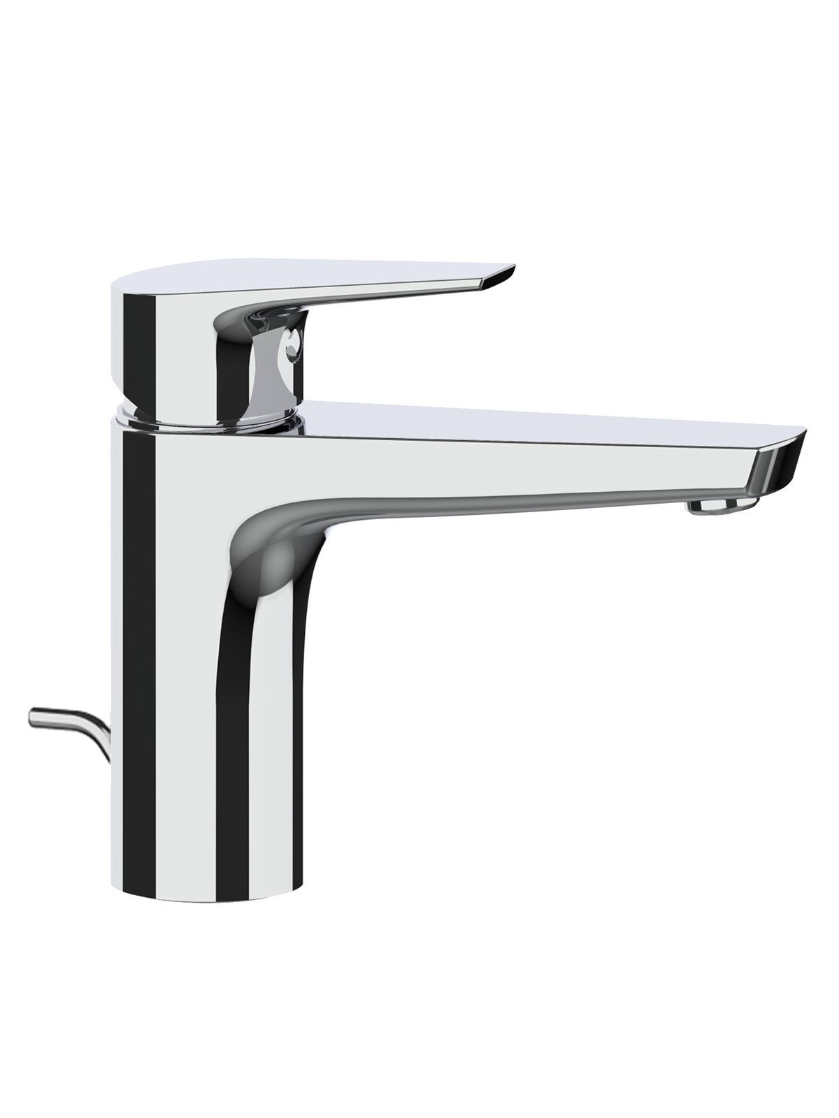 Mitigeur de lavabo  large  avec vidage 1-1/4p