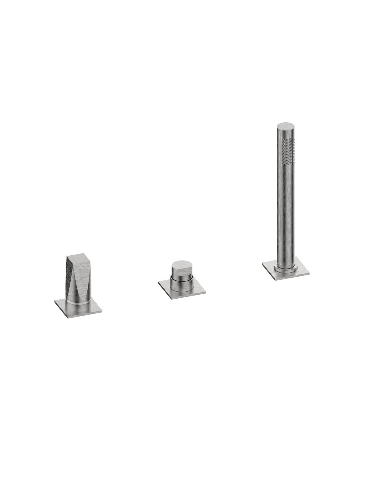 Mitigeur de bain sur gorge avec inverseur, douchette