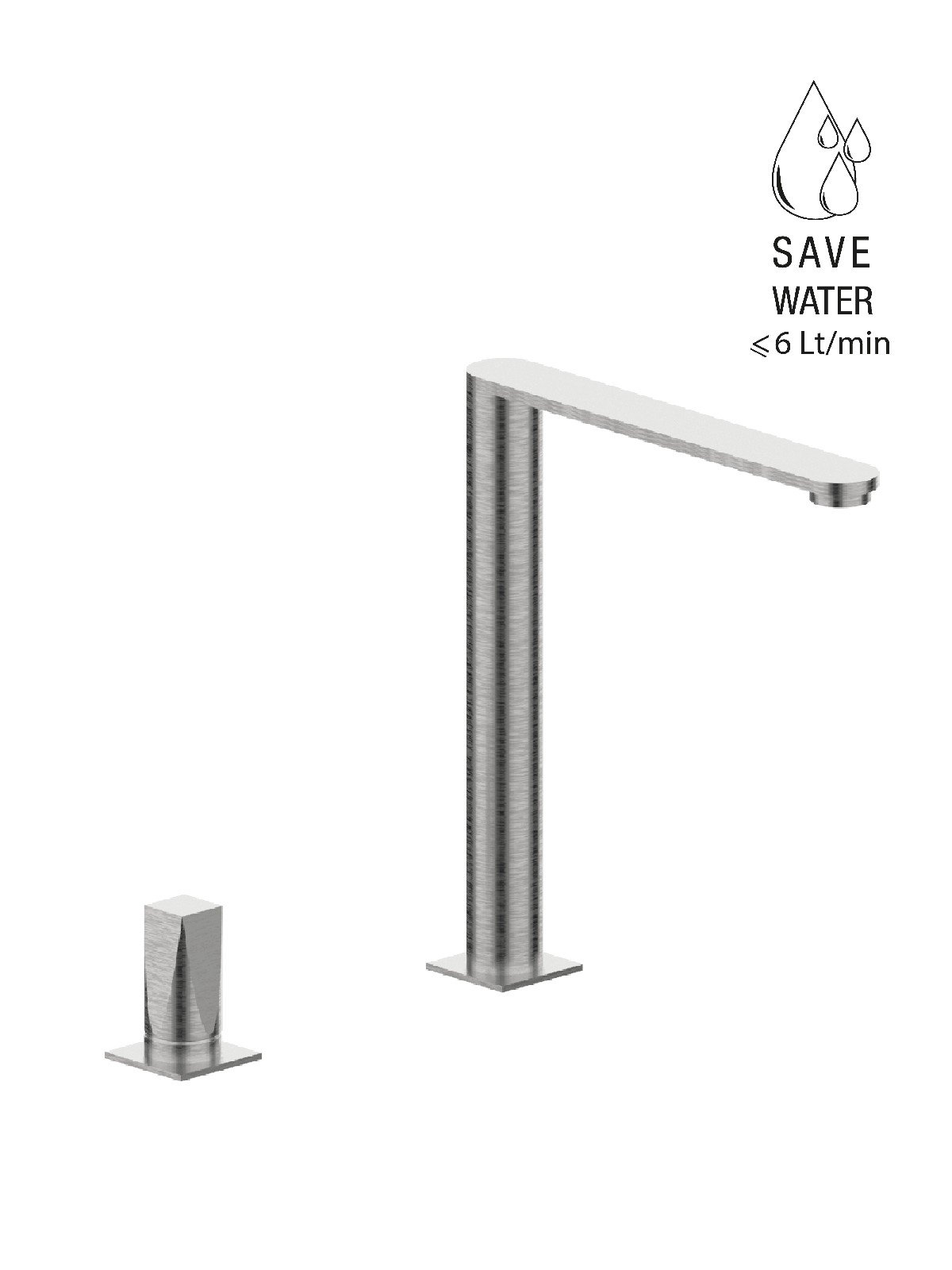 Mitigeur monocommande de lavabo 2 trous