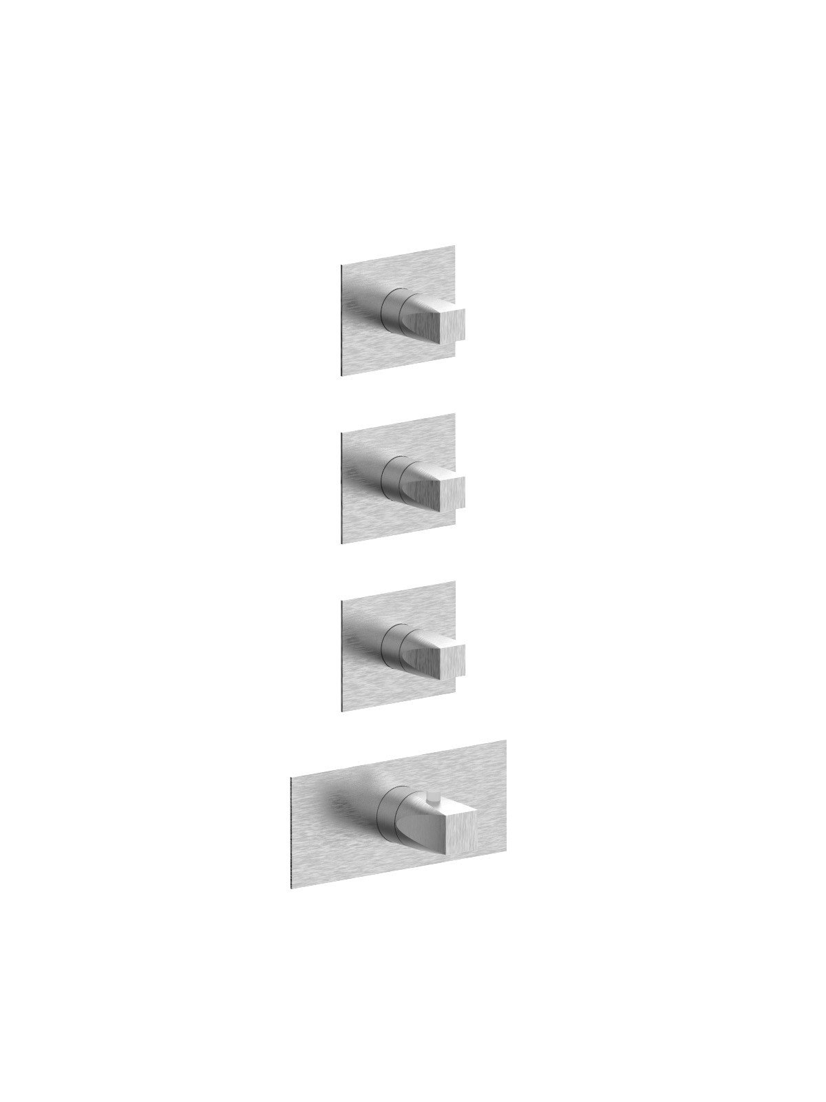 Kit de finition collecteur douche thermostatique 3-voies encastr