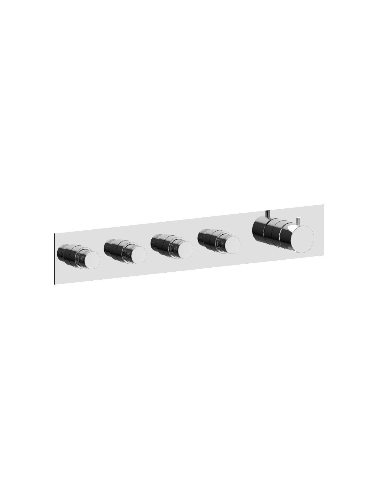 Kit de finition pour box encastré 4 voies mécanique bouton pouss