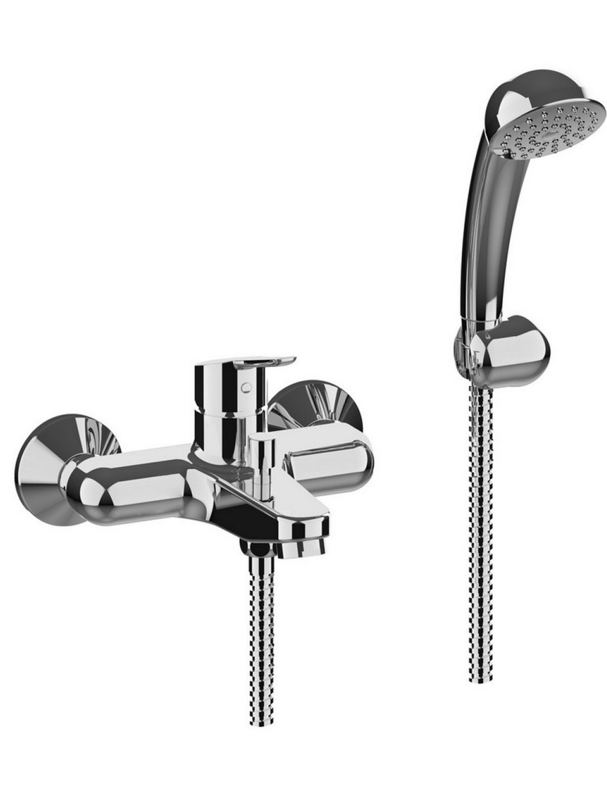 Mitigeur de bain avec douchette duplex anticalcaire