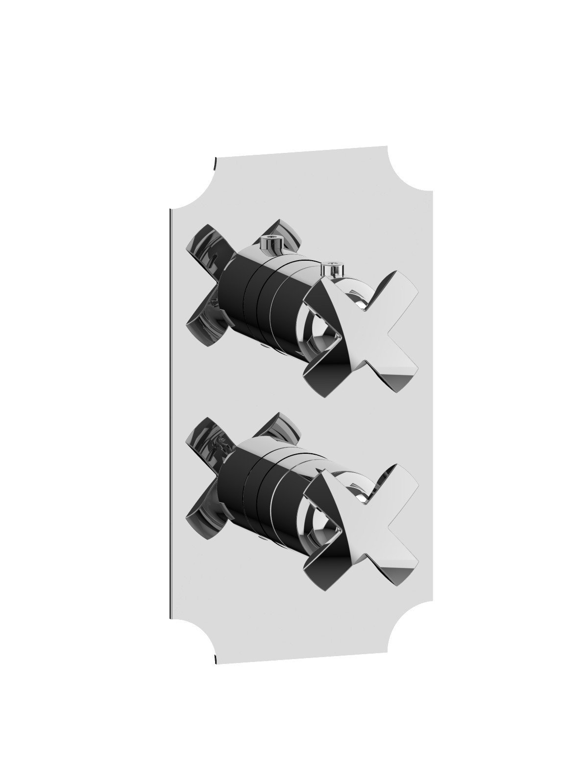 Kit de finition mitigeur thermostatique encastré 3 voies