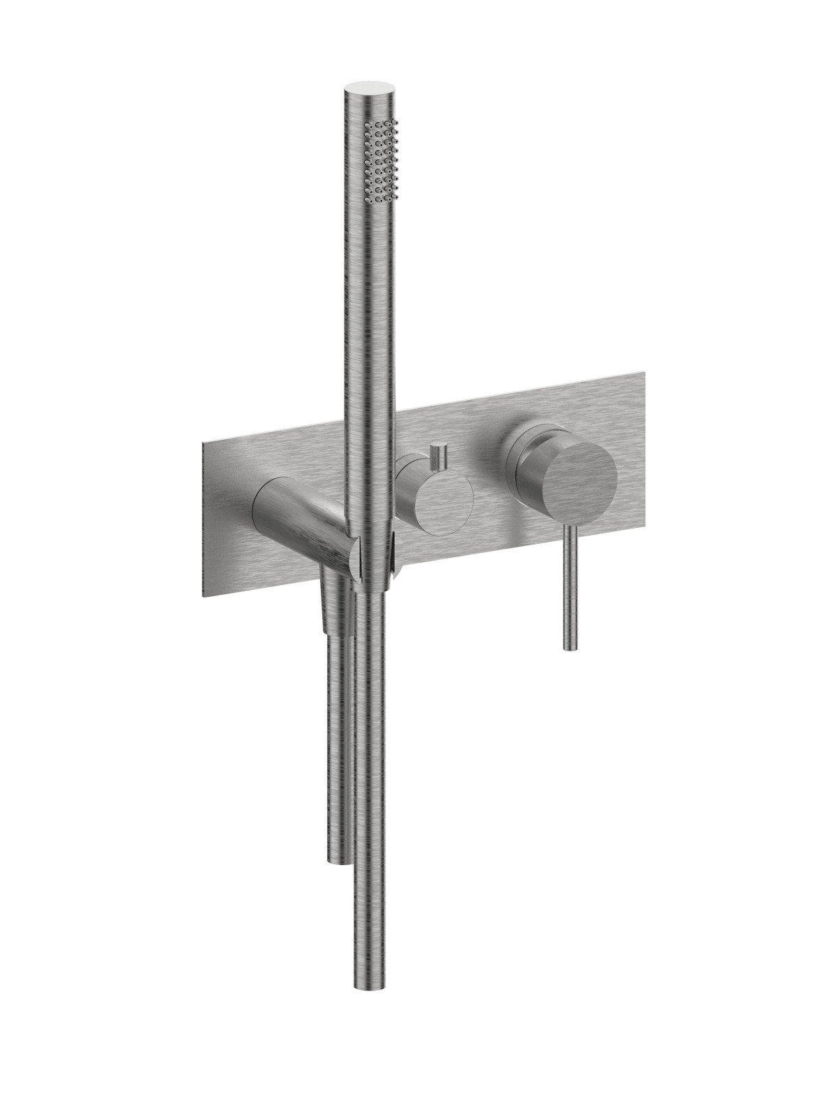 Kit de finition mitigeur encastré 2 voies avec inverseur avec di