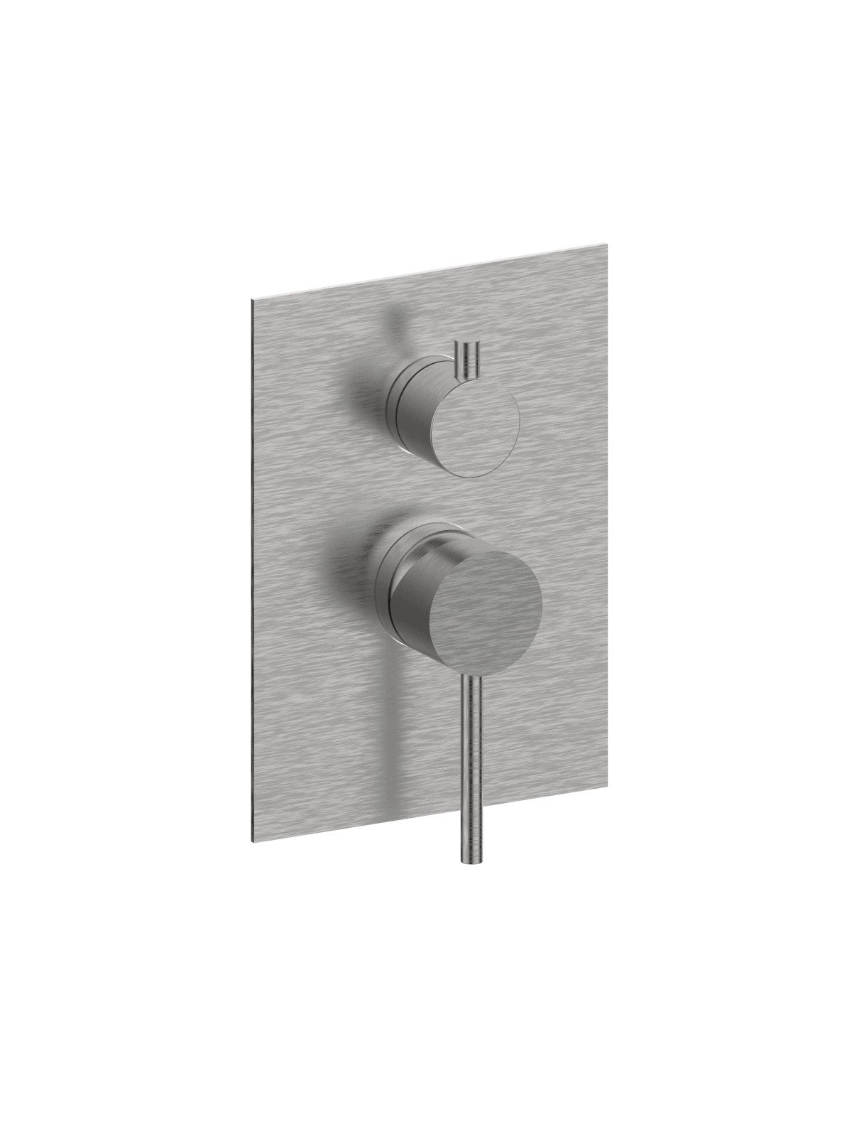 Kit de finition mitigeur encastré 2 voies avec inverseur