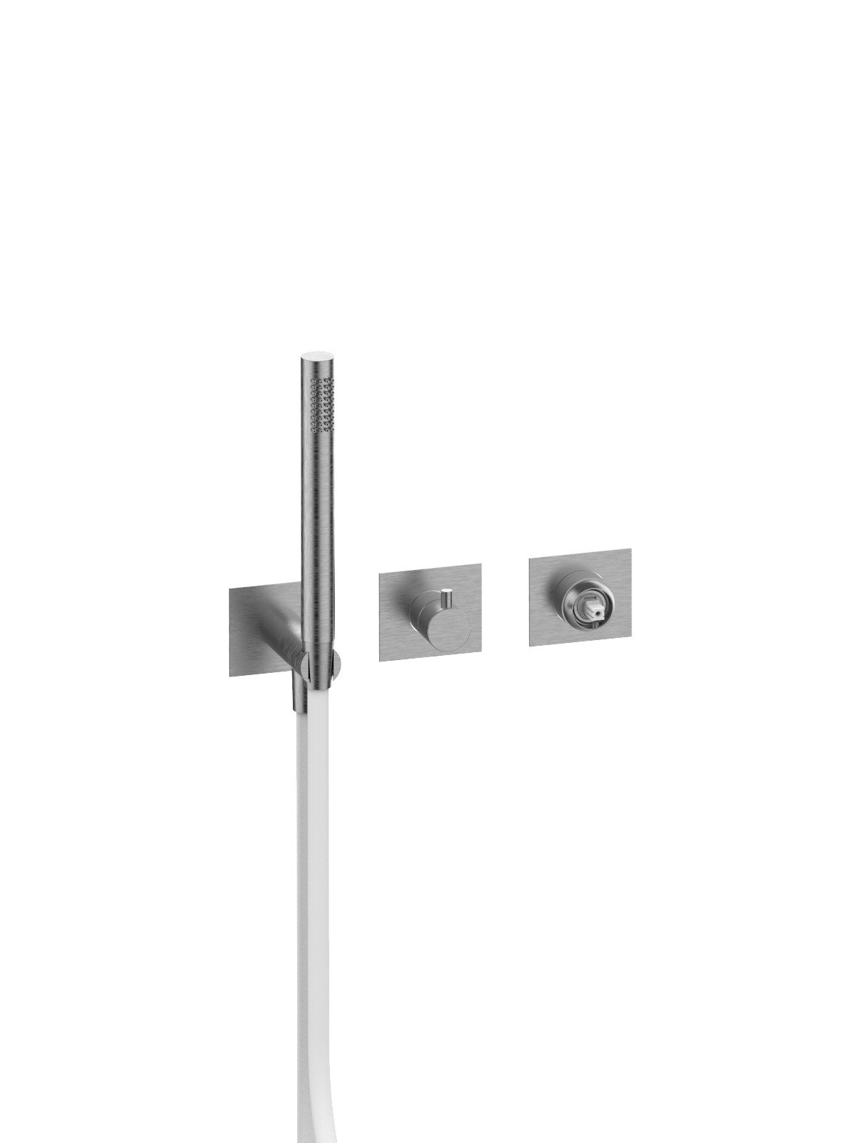 Kit de finition pour mitigeur de baignoire avec inverseur 3 voie