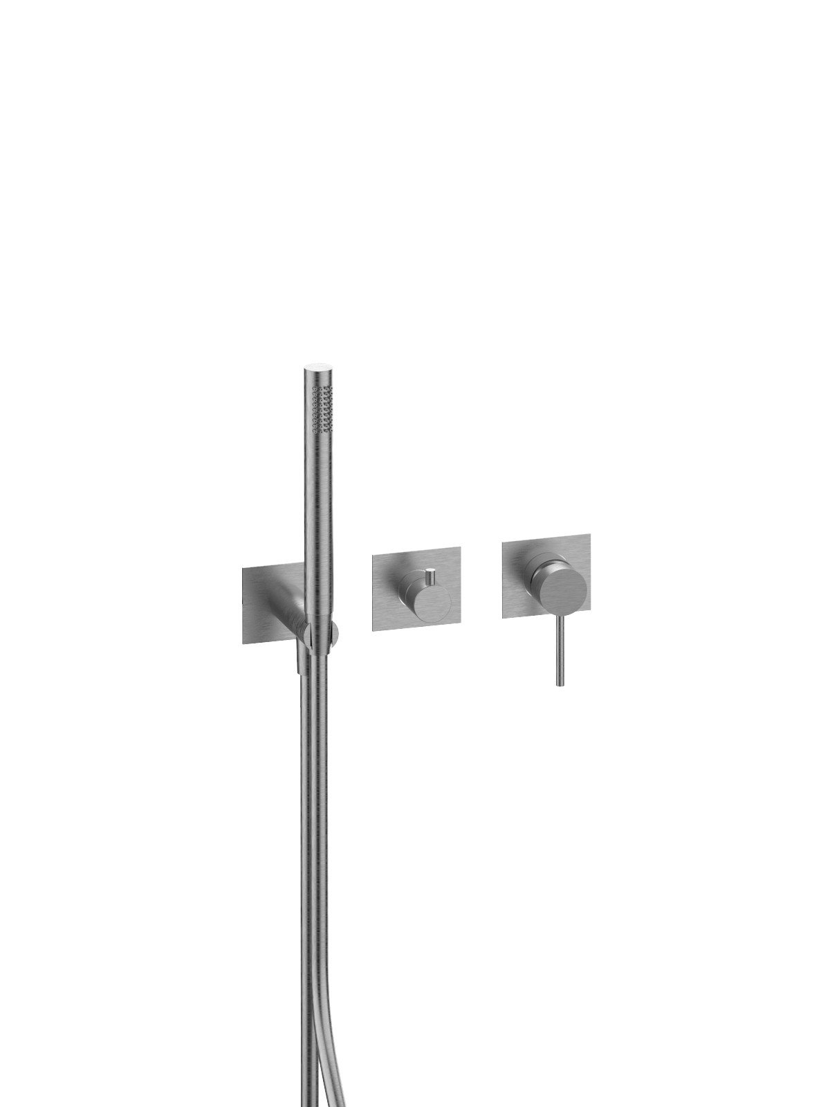 Kit de finition pour mitigeur de baignoire avec inverseur 2 voie