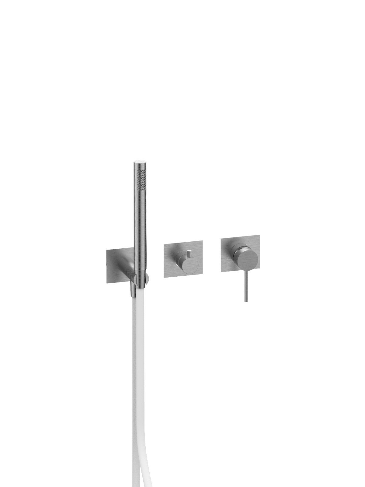 Kit de finition pour mitigeur de baignoire avec inverseur 3 voie