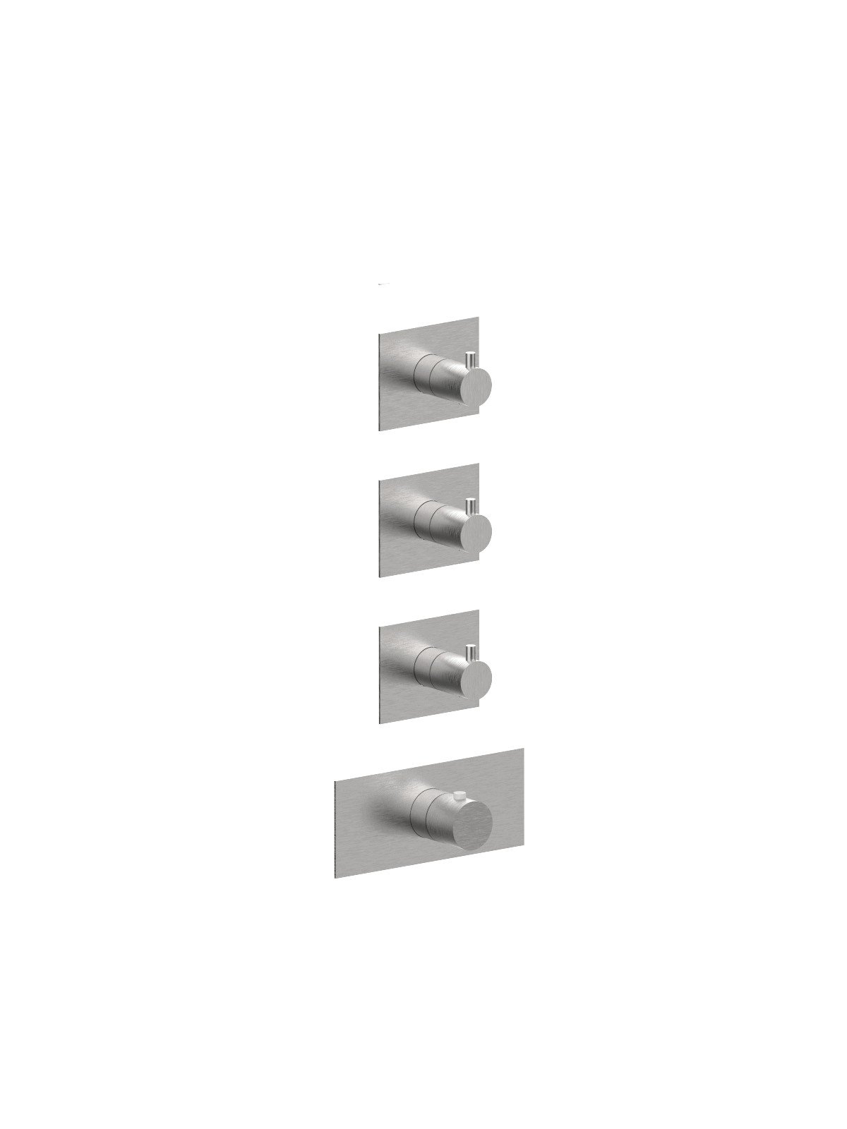 Kit de finition collecteur douche thermostatique 3-voies encastr