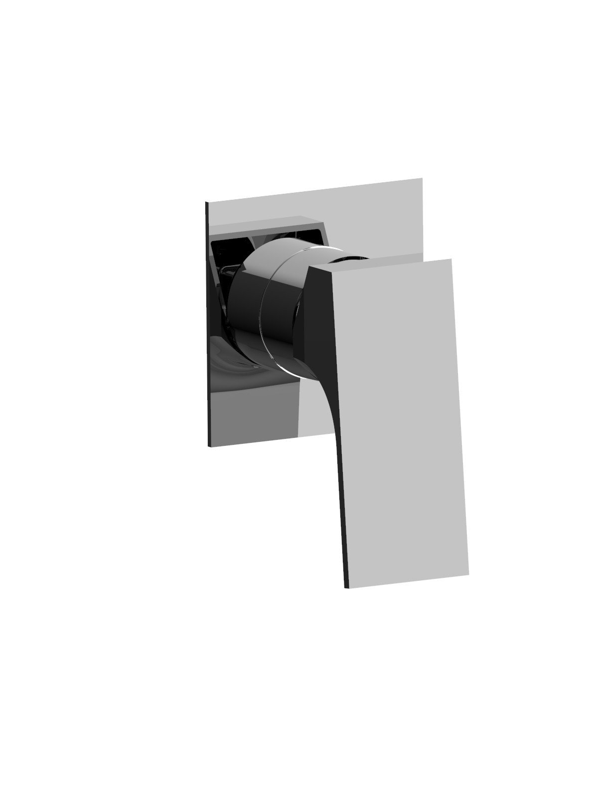 Kit de finition monocommande encastrée 1 voie