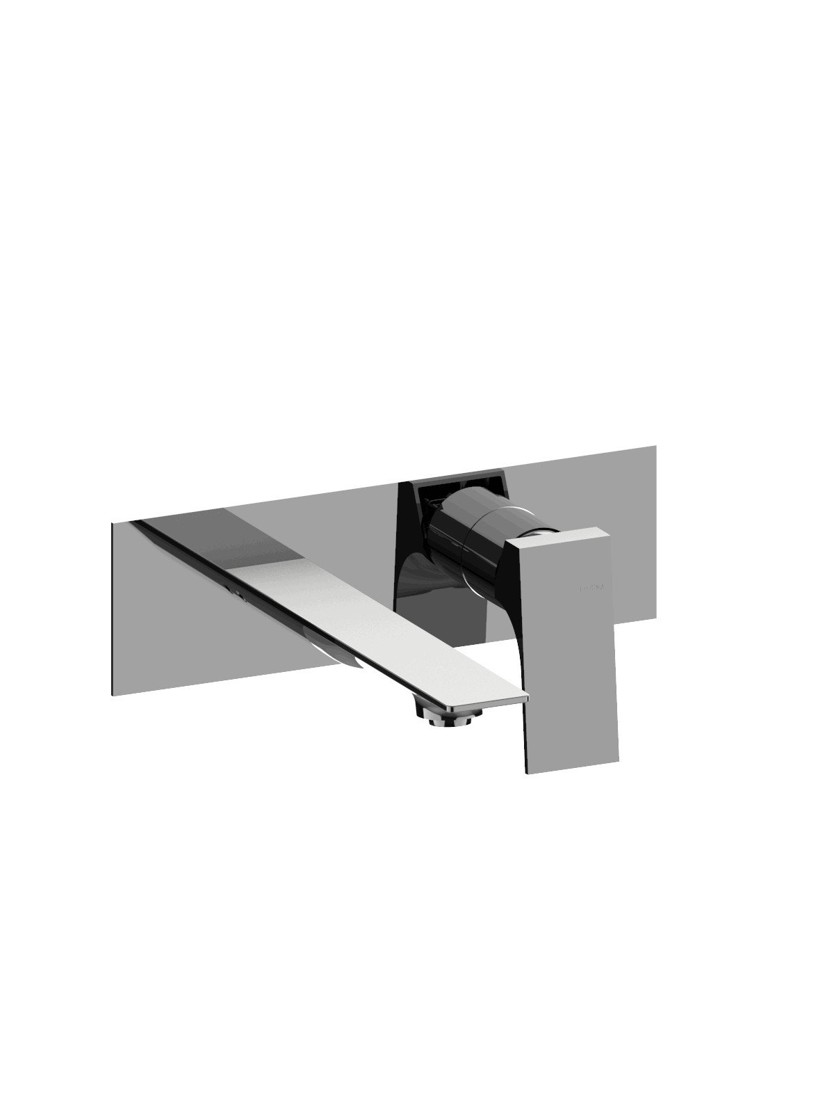 Kit de finition mitigeur de lavabo encastré sans vidage plaque
