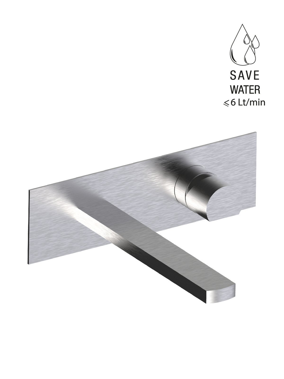 Kit de finition mitigeur de lavabo encastré sans vidage